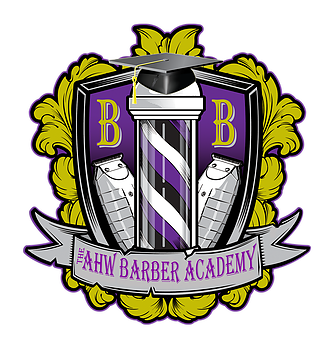 Adrian H. Wallace Barber Academy logo