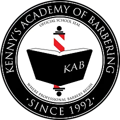 Kenny's Academy of Barbering logo