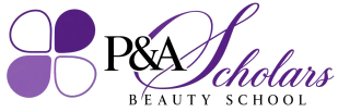 P&A Scholars Beauty School logo