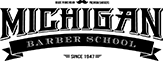The Michigan Barber School logo