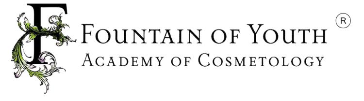 Fountain of Youth Academy of Cosmetology logo