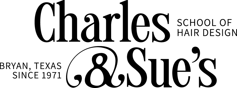 Charles and Sues School of Hair Design logo