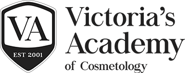 Victoria's Academy of Cosmetology logo