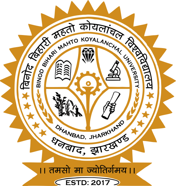 Binod Bihari Mahto Koyalanchal University logo