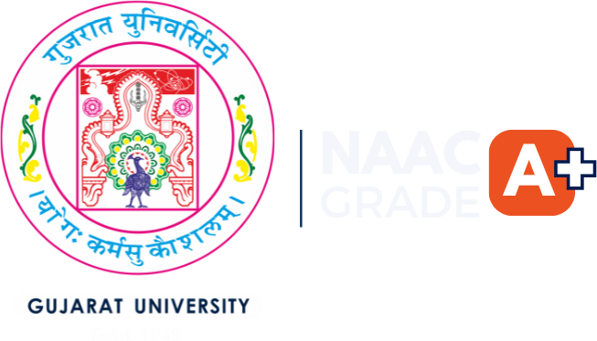 Gujarat University logo