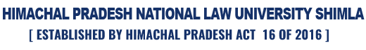 Himachal Pradesh National Law University, Shimla logo