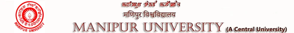 Manipur University logo