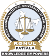 Rajiv Gandhi National University of Law logo