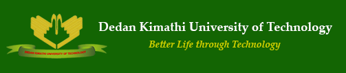 Dedan Kimathi University of Technology logo