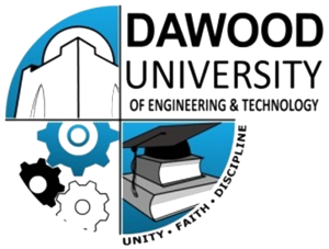 Dawood University of Engineering and Technology logo