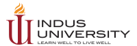 Indus University logo