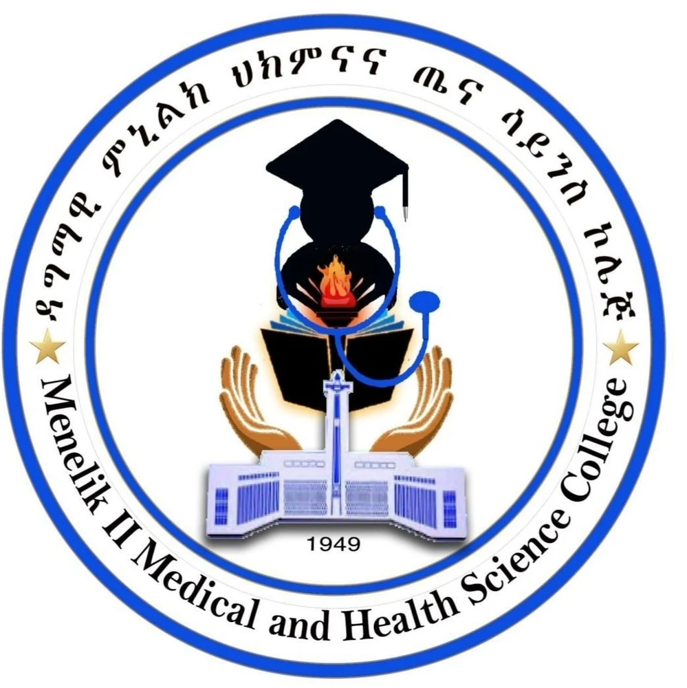 Menelik II Medical and Health Science College logo