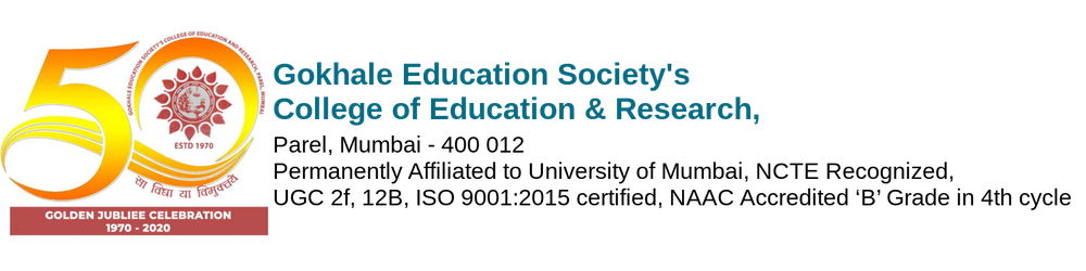 Gokhale Education Society’s College of Education and Research logo