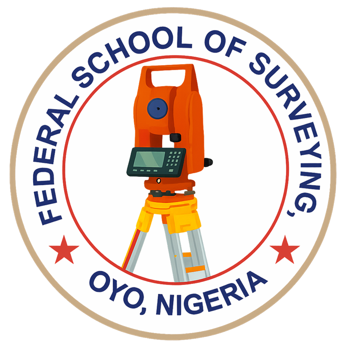 Federal School of Surveying, Oyo logo