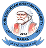 Khushal Khan Khattak University Karak logo