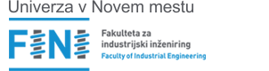 Faculty of Industrial Engineering Novo Mesto logo